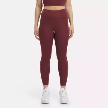 Сетчатые леггинсы ID Train Reebok, цвет Classic Maroon