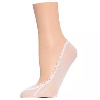 Сетчатые носки-невидимки MeMoi, белый