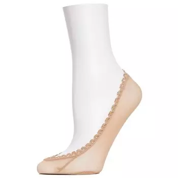 Сетчатые носки-невидимки MeMoi, цвет Nude