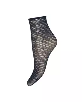 Сетчатые носки с графическим принтом Wolford, черный