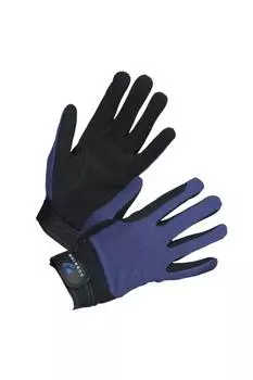 Сетчатые перчатки для верховой езды Aubrion, темно-синий