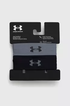 Сетчатые повязки на голову, 2 шт. Under Armour, черный