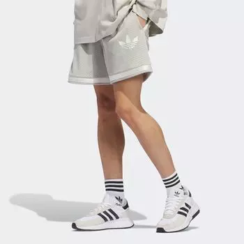 Сетчатые шорты adidas Originals, цвет putty grey