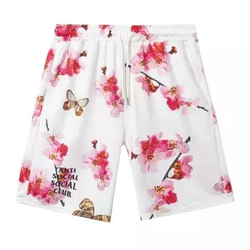 Сетчатые шорты Anti Social Social Club Be My Butterfly, цвет Белый