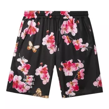 Сетчатые шорты Anti Social Social Club Be My Butterfly, цвет черный