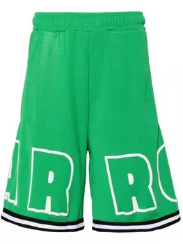 Сетчатые шорты с логотипом BARROW, зеленый