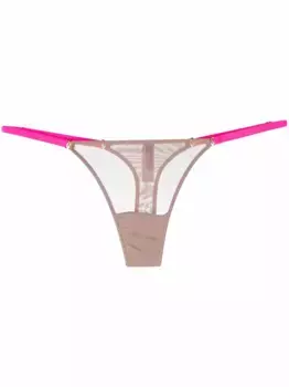 Сетчатые трусы-стринги Maison Close, нейтральный