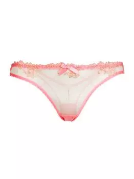 Сетчатые трусы Tessy с ремешками Agent Provocateur, розовый