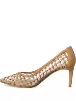 Сетчатые туфли Ilary 70 Ferragamo, нейтральный