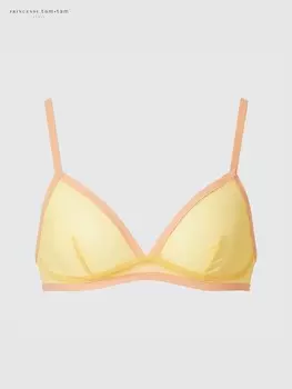 Сетчатый бюстгальтер Uniqlo, желтый