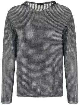 Сетчатый джемпер Avant Toi, серый