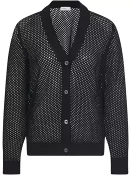 Сетчатый кардиган Rosetta Getty, черный