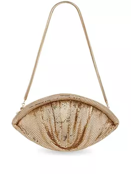 Сетчатый клатч Rabanne, золотой