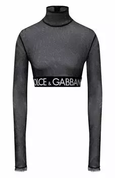 Сетчатый кроп-топ Dolce&Gabbana