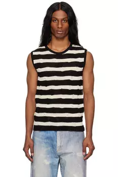 Сетчатый поврежденный топ без рукавов Andersson Bell, мультиколор