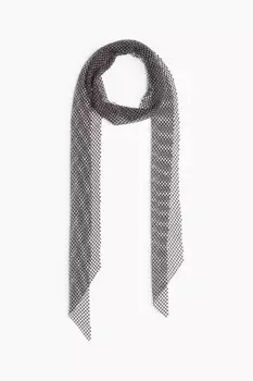 Сетчатый шарф H&M, серый