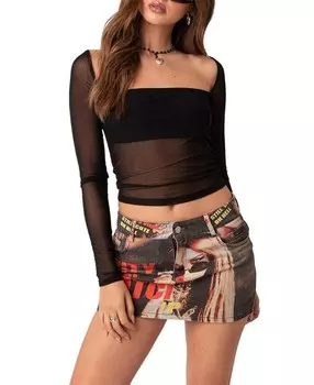 Сетчатый топ Edicted Marta Edikted, черный