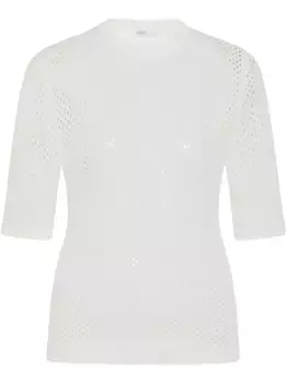 Сетчатый топ Rosetta Getty, белый