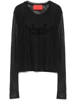 Сетчатый топ Vision Of Super, черный