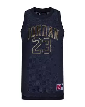 Сетчатый трикотаж Jordan 23 для мальчиков — Big Kid JORDAN, цвет Black