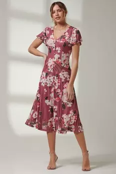 Сетка релла с короткими рукавами Jolie Moi, фиолетовый