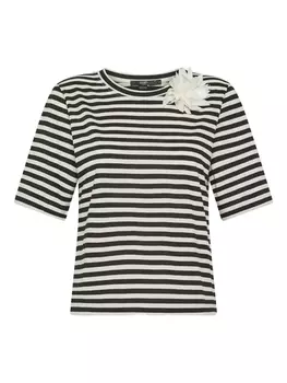 Seventy футболка в полоску, черный