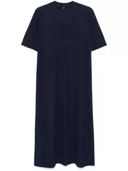 Seventy платье миди с V-образным вырезом, синий