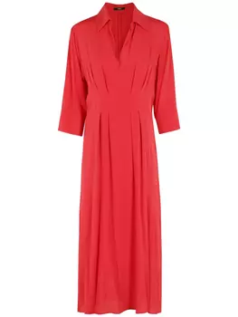 Seventy платье со складками, красный