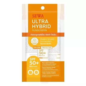 Sewa Ультрагибридный солнцезащитный крем SPF50+ PA++++ 15 мл, Orange