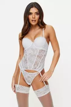 Сексуальная кружевная планета Басков Ann Summers, белый