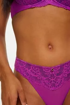 Сексуальные кружевные стринги Planet Ann Summers, фиолетовый