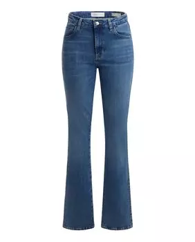 Сексуальные прямые расклешенные женские джинсы Guess, синий