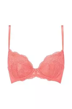 Сексуальный кружевной бюстгальтер с глубоким вырезом и мягкой подкладкой Planet Ann Summers, оранжевый