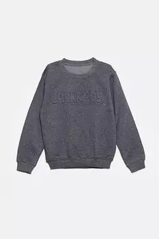 Сезонная толстовка для мальчика с принтом JackandRoy, антрацит