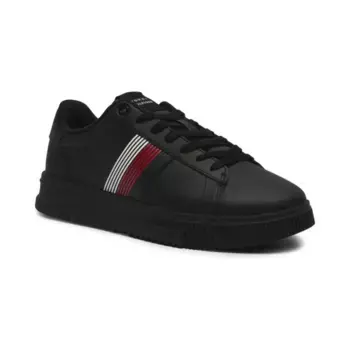 Сезонные кожаные кроссовки Supercup lth Tommy Hilfiger, черный