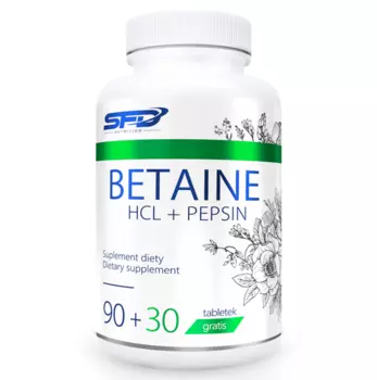 SFD Betaine HCL + Pepsinпищеварительная помощь, 120 шт.