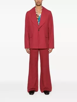 Sfr твиловый пиджак Peace, красный