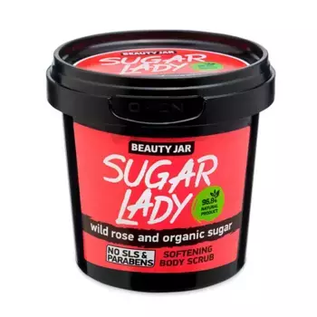 Сглаживания скраб для тела Sugar Lady Body Scrub Beauty Jar, 180 g