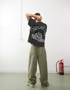 Сговор – Спортивный отдел – Футболка большого размера в цвете Schwarz