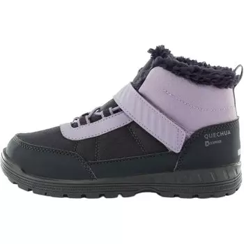 SH100 Детские ботинки Дети Decathlon, серый/фиолетовый