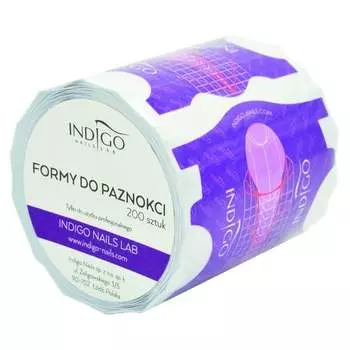 Шаблоны для наращивания INDIGO Nail Forms 200 шт.