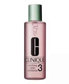 Шага Clinique №3 для комбинированной и жирной кожи, осветляющая и отшелушивающая жидкость, 400 мл Clinique, 3