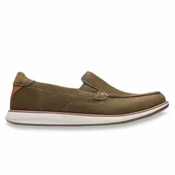 Шаговые люди и туфли для пилотов Clarks, зеленый