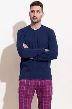 Шахматная пижама с модалом Sofiaman, красный