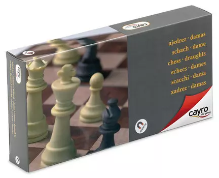 Шахматы/шашки, игра-головоломка, Кайро, туристическая версия Cayro