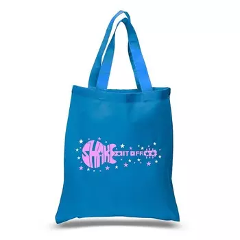 Shake it Off — маленькая большая сумка Word Art LA Pop Art, цвет Sapphire