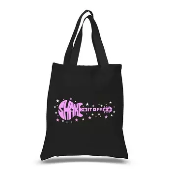 Shake it Off — маленькая большая сумка Word Art LA Pop Art, черный