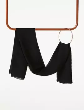 Шаль Aerobin черная Kayra