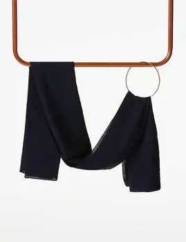 Шаль Aerobin Темно-синяя Kayra