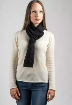 Шаль Dalle Piane Cashmere, черный